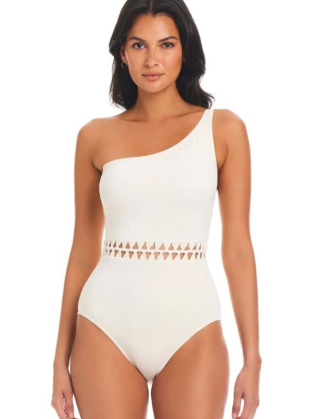 Bleu Rod Beattie Pulling Strings One Shoulder Swimsuit | 8